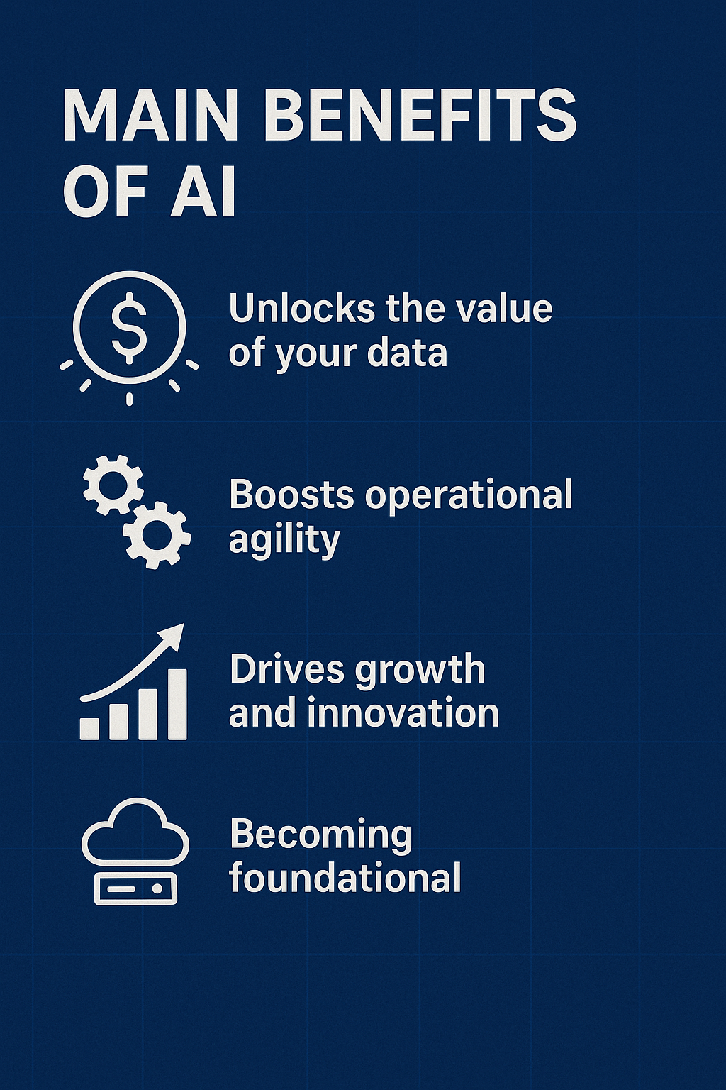 The benefits of AI